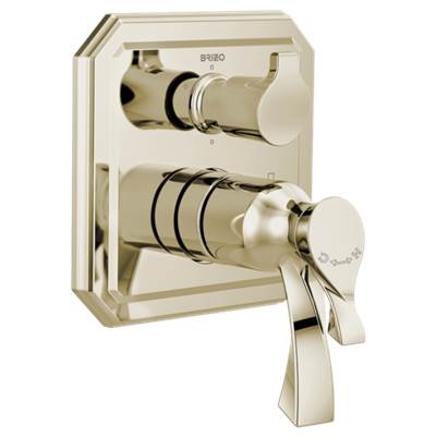 Brizo T75630-PN- Tempassure Thermostatic Valve With Integrated 6-Function Div | FaucetExpress.ca