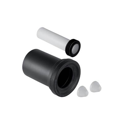 Geberit 152.422.11.1- Geberit connection set for wall-hung WC, length 18.5 cm: d110mm d1=45mm white alpine | FaucetExpress.ca