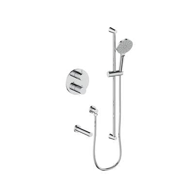 Vogt TM.WL.220.500.CC- Worgl Trim for 2-Way Thermostatic Set - Handheld and Spout Chrome