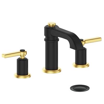 Vogt BF.Z1.1301.GB- Zehn Lavatory Faucet with Pop-Up 8' Center-to-Center Matte Gold Matte Black