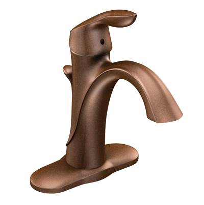 Moen 6400ORB- Eva Single Hole Single Handle High Arc Bathroom Faucet in Oil Rubbed Bronze - FaucetExpress.ca