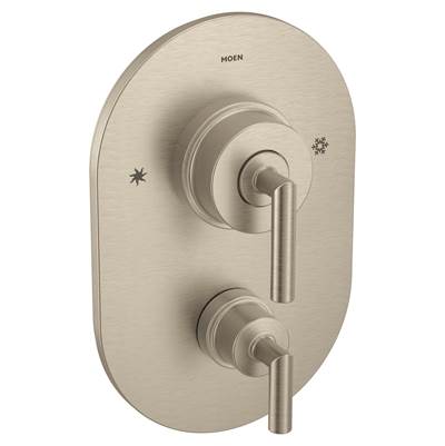 Moen TS22000BN- Arris Posi-Temp with Built-in 3-Function Transfer Valve Trim Kit, Valve Required, Brushed Nickel