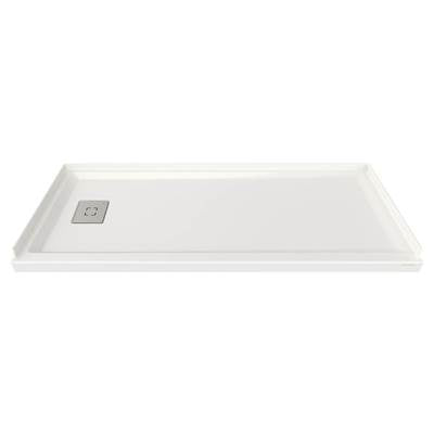 American Standard A8001L-LHO.020- Studio 60 X 30-Inch Single Threshold Shower Base With Left-Hand Outlet