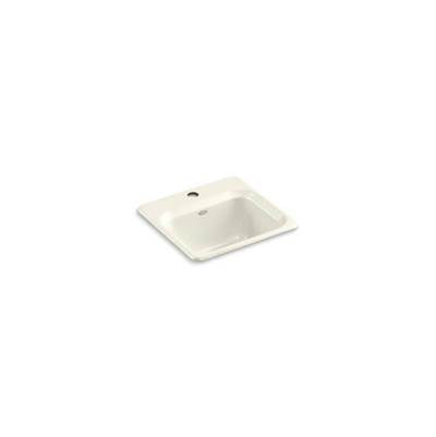 Kohler 6579-1-96- Northland 15'' x 15'' x 7-5/8'' top-mount bar sink with single faucet hole | FaucetExpress.ca