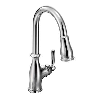 Moen 7185C- Brantford Single-Handle Pull-Down Sprayer Kitchen Faucet with Reflex in Chrome - FaucetExpress.ca