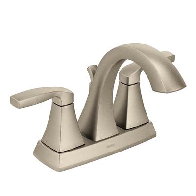 Moen 6901BN- Voss 4 in. Centerset 2-Handle Bathroom Faucet in Brushed Nickel