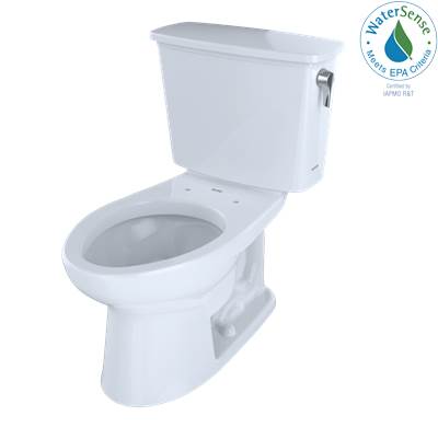 Toto CST744ELRN#01- Ecodrake Elong Ada Bowl & Tank W/ Rh Trip Lever -Cotton | FaucetExpress.ca