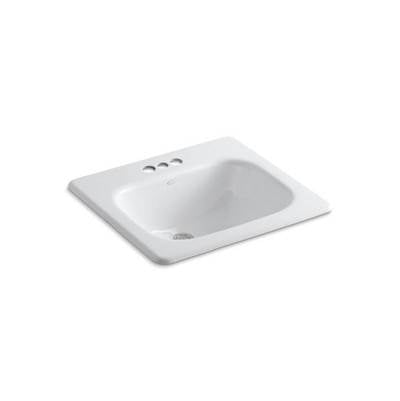 Kohler 2895-4-0- Tahoe® Drop-in bathroom sink with 4'' centerset faucet holes | FaucetExpress.ca