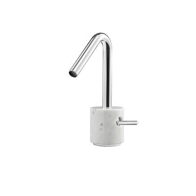 Aquabrass - Cl14 Marmo Single Hole Lav Faucet - White