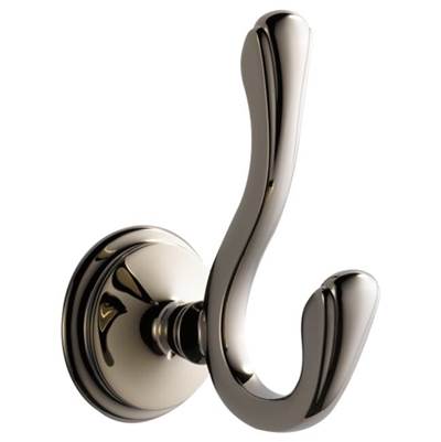 Brizo 693585-PN- Double Robe Hook | FaucetExpress.ca