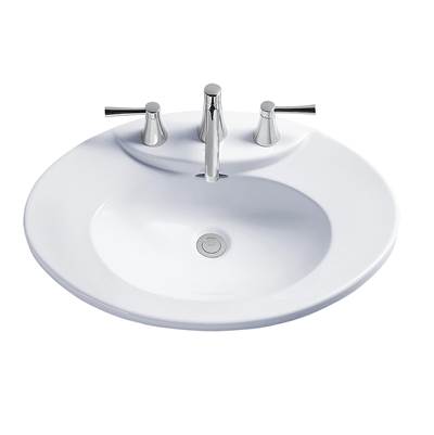 Toto LT909#01- Pacifica 1-Hole Self Rim Lav Cotton | FaucetExpress.ca