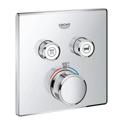 Grohe 29141000- GRT SmartControl THM trim square 2SC | FaucetExpress.ca