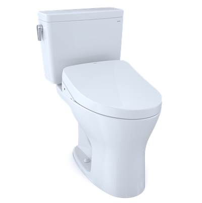 Toto MW7463046CSMFGA.10#01- Drake WASHLET+ Two-Piece EL Dual Flush 1.6/0.8 GPF Universal Height with 10'' Rough In DYNAMAX TORNADO FLUSH Toilet w/Auto Flush S500e Bidet Seat | FaucetExpress.ca
