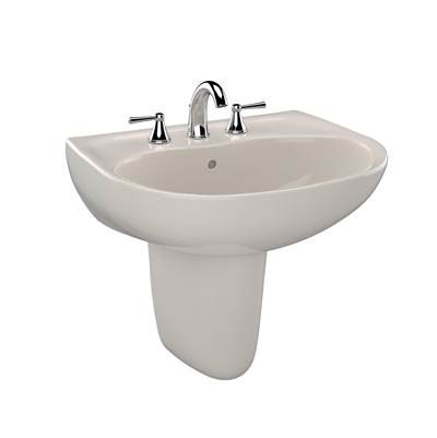 Toto LHT241.4G#12- Supreme 4'' Center Lav & Shrd W/ Cefiontect Glaze -S. Beige | FaucetExpress.ca