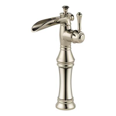 Delta 798LF-PN- Single Hole - Single Handle Channel Spout W/ Riser | FaucetExpress.ca