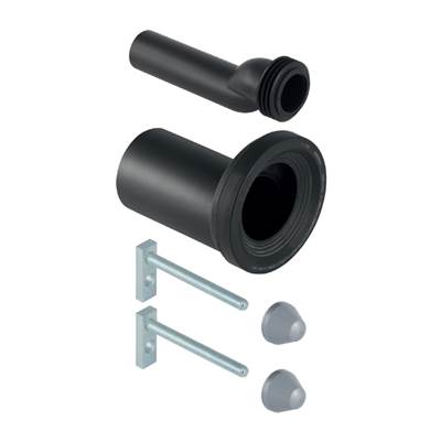Geberit 405.116.00.1- Geberit connection set for wall-hung WC, with fastening material, stepped: d90mm d1=45mm | FaucetExpress.ca