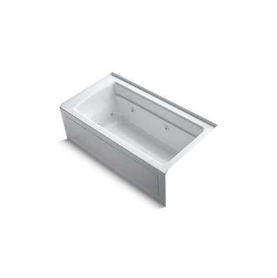 Kohler 1122-HR-0- Archer® 60'' x 32'' alcove whirlpool with integral apron, right-hand drain and heater | FaucetExpress.ca