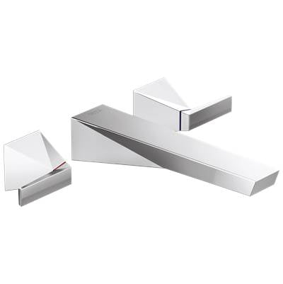 Delta T3543LF-WL- 2H Wall Mount Lavatory Faucet | FaucetExpress.ca