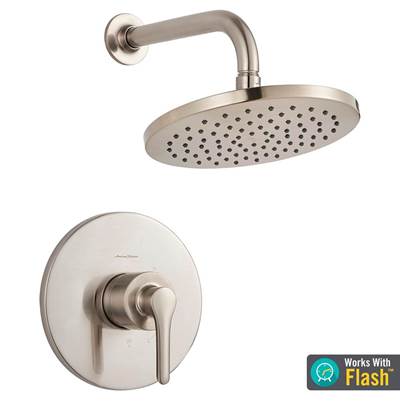 American Standard TU105507.295- Studio S 1.8 Gpm/6.8 L/Min Shower Trim Kit With Rain Showerhead, Double Ceramic Pressure Balance Cartridge With Lever Handle