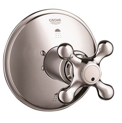 Grohe 19222000- Seabury 3-Port Diverter Trim, Cross Handle | FaucetExpress.ca