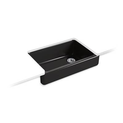 Kohler 5826-7- Whitehaven® 32-1/2'' x 21-9/16'' x 9-5/8'' Undermount single-bowl farmhouse sink | FaucetExpress.ca