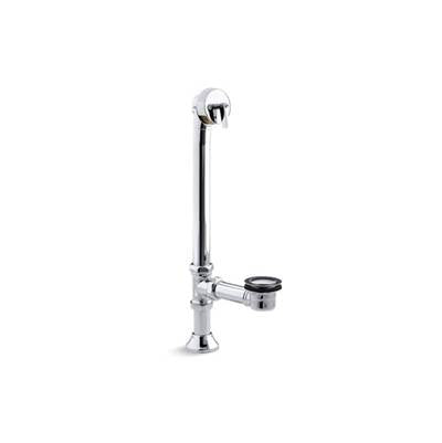 Kohler 7178-CP- Iron Works® Decorative 1-1/2'' adjustable pop-up bath drain for 5'' whirlpool with tailpiece | FaucetExpress.ca