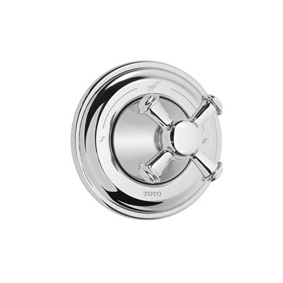 Toto TS220D#CP- Trim Vivian Divert 2Way W/Off With Shut-Off Cross Handle | FaucetExpress.ca