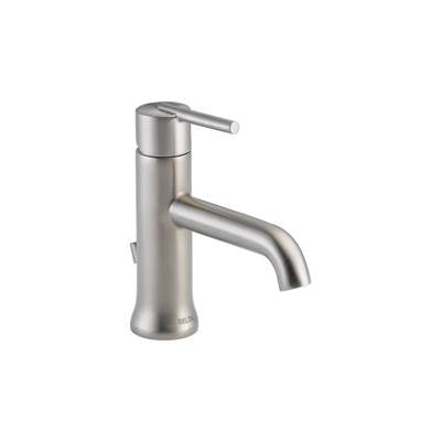 Delta 559LF-SSMPU- Single Hole - Single Handle-4'' Plate/Metal Pop-Up | FaucetExpress.ca