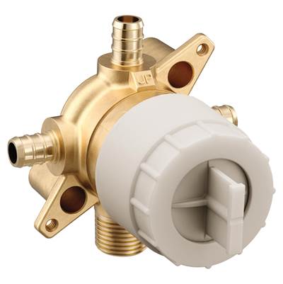 Moen U140X- M-CORE 3-Series 4 Port Tub and Shower Mixing Valve with Crimp Ring PEX Connections - FaucetExpress.ca