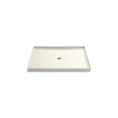 Kohler 8648-96- Rely® 48'' x 42'' Single-threshold shower base with center drain | FaucetExpress.ca