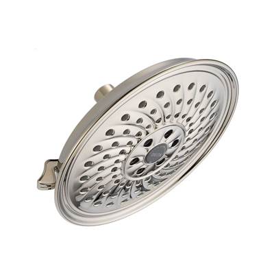 Delta 52687-PN- Delta: 3 Setting H2Okinetics Traditional Raincan Showerhead | FaucetExpress.ca