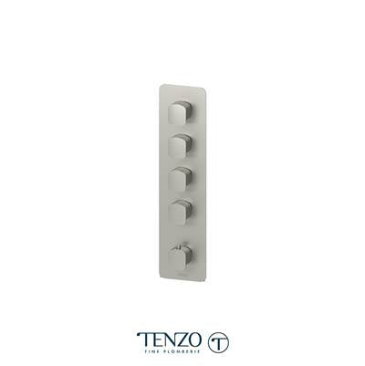 Tenzo F-DET44-BN - Extenza Valve Trims Delano Thermo. 4 Functions Brushed Nickel
