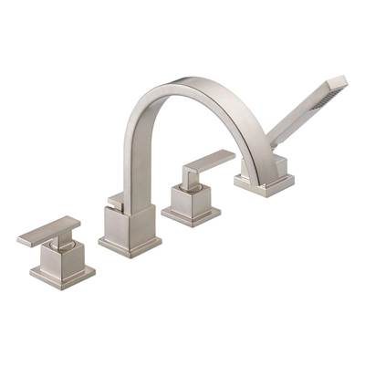 Delta T4753-SS- Vero: Roman Tub With Handshower Trim | FaucetExpress.ca