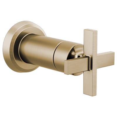 Brizo T66698-GL- Sensori Volume Control Trim - Cross | FaucetExpress.ca