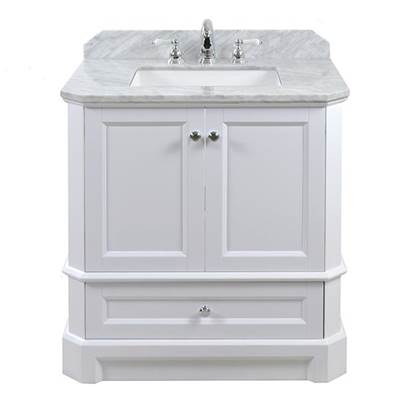 Icera 3125.301.01- Richmond Vanity Cabinet 30-in Gloss White | FaucetExpress.ca