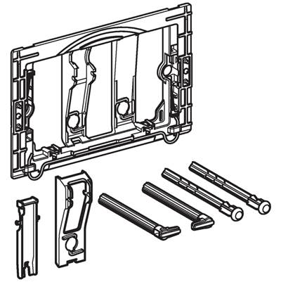 Geberit 241.873.00.1- Conversion set for Geberit actuator plates Danceline | FaucetExpress.ca