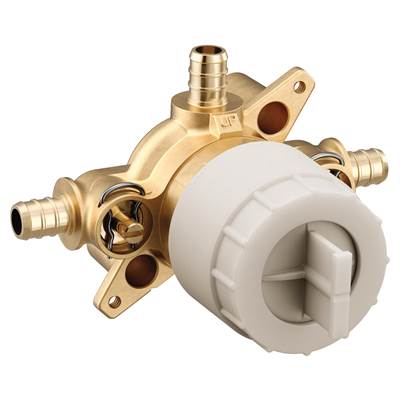 Moen U130XS- M-CORE 3-Series 3 Port Shower Mixing Valve with Crimp Ring PEX Connections and Stops