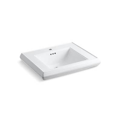 Kohler 2259-1-0- Memoirs® pedestal/console table bathroom sink basin with single faucet-hole drilling | FaucetExpress.ca