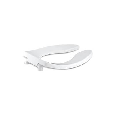 Kohler 4666-C-0- Lustra Elongated toilet seat with check hinge | FaucetExpress.ca