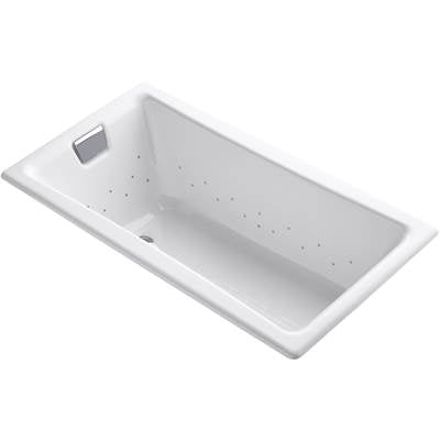 Kohler 852-GHCP-0- Tea-for-two 60-in Heated Bubblemassage Air Bath | FaucetExpress.ca