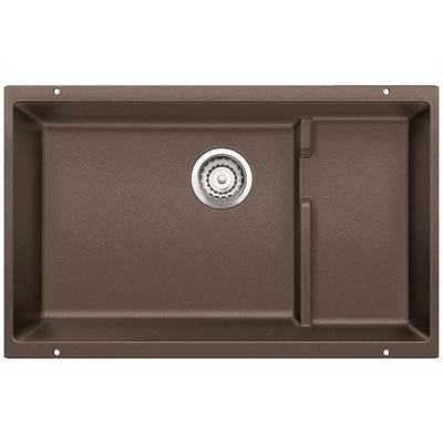 Blanco 401446- PRECIS Cascade Undermount Kitchen Sink, SILGRANIT®, Café | FaucetExpress.ca