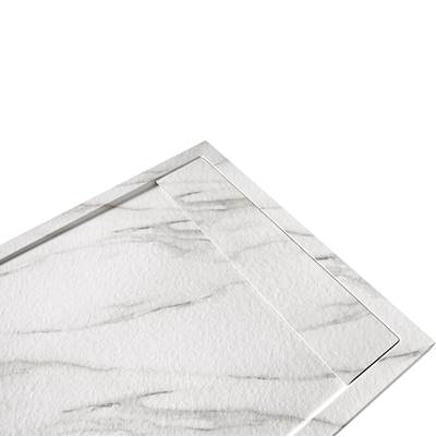 Royal Bath and Marble RIOSTONE6032CA- SHOWER BASE - RIO STONE 60''X32" CALACATTA