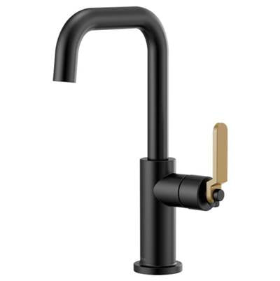 Brizo 61054LF-BLGL- Square Spout Bar, Industrial Handle | FaucetExpress.ca
