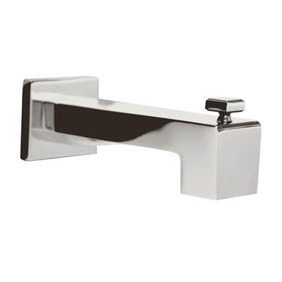 Aquabrass - 11632 Square Tub Spout With Diverter 5''1/4
