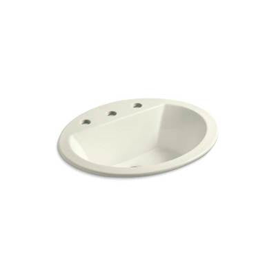 Kohler 2699-8-96- Bryant® Oval Drop-in bathroom sink with 8'' widespread faucet holes | FaucetExpress.ca