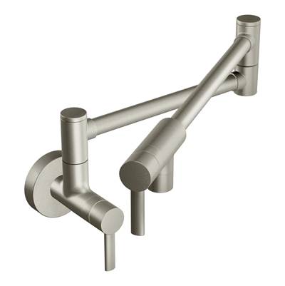 Moen S665SRS- Modern Wall Mounted Potfiller in Spot Resist Stainless