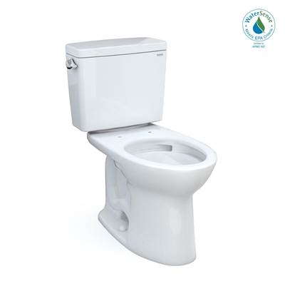 Toto CST776CEG#01- Toto Drake Two-Piece Elongated 1.28 Gpf Tornado Flush Toilet With Cefiontect Cotton White