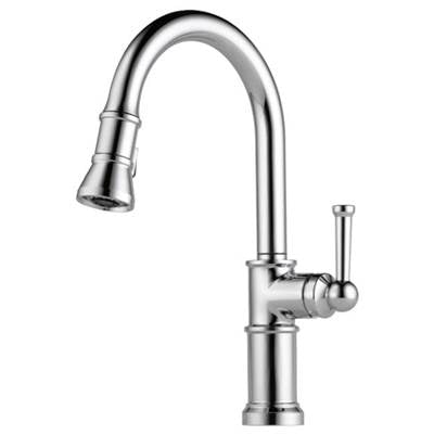 Brizo 63025LF-PC- Single Handle Pull-Down Kitchen Faucet | FaucetExpress.ca