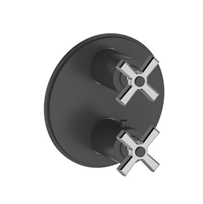 Vogt VT.Z4.320.CB- Zehn 3-Way Thermostatic Valve and Trim Chrome Matte Black