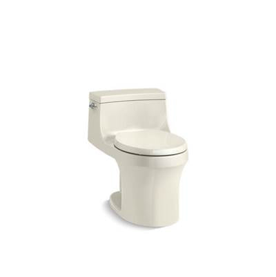 Kohler 4007-96- San Souci® One-piece round-front 1.28 gpf toilet with slow close seat | FaucetExpress.ca